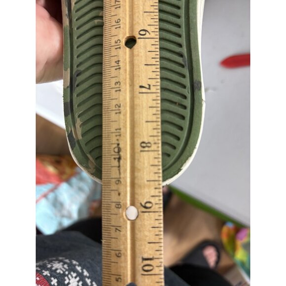 Skechers Guzman Unisex Slip On Kids Shoes Size 1 US Green/White Water - Picture 3 of 9